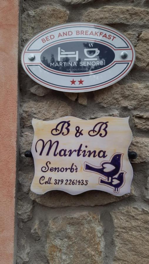 B&B Martina Senorbi Экстерьер фото